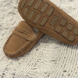 GAP Kids Tan Suede Driving Moccasins Size 9T New With Tags